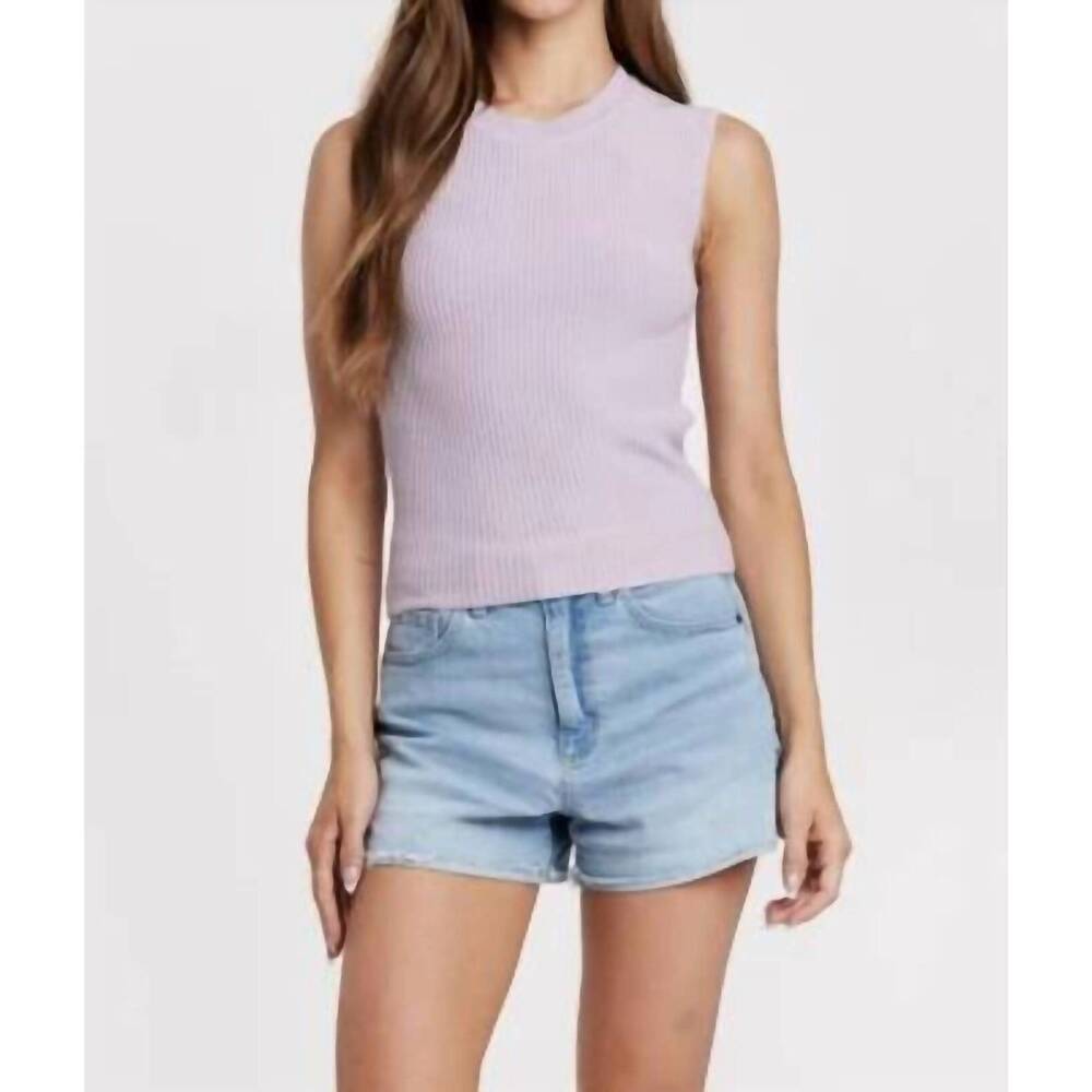 NEW ANOTHER LOVE stirling tank top in dewy iris